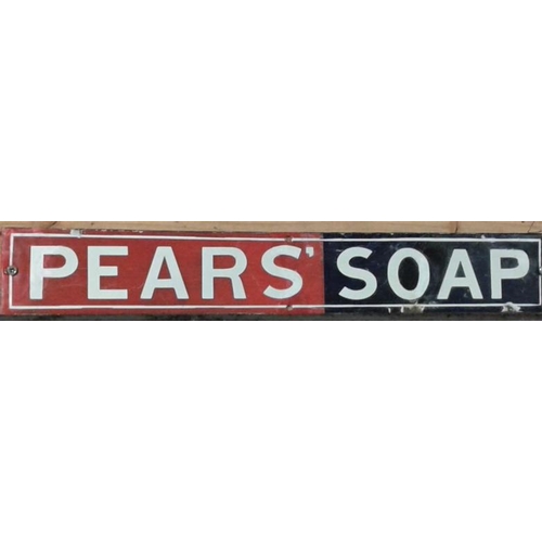171 - 'Pears Soap' Enamel Advertising Sign - 3 x 18.5ins