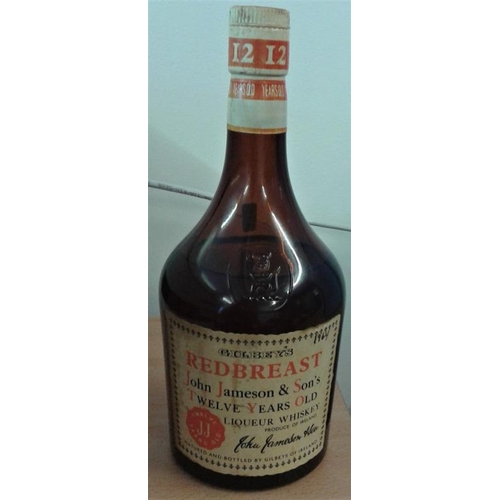 216 - Un-Opened Bottle of Redbreast John Jameson 12 Year Old Liqueur Whiskey, bottled by Gilbeys. 75cl. Th... 