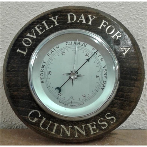 251 - Guinness Barometer - 8ins Diameter