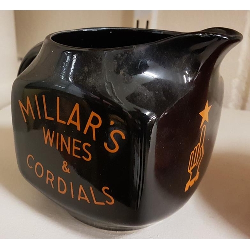 254 - Millar's Whiskies, Wines & Cordials Water Jug by Arklow