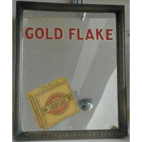 267 - 'Goldflake' Counter Top Mirror - 9 x 11ins