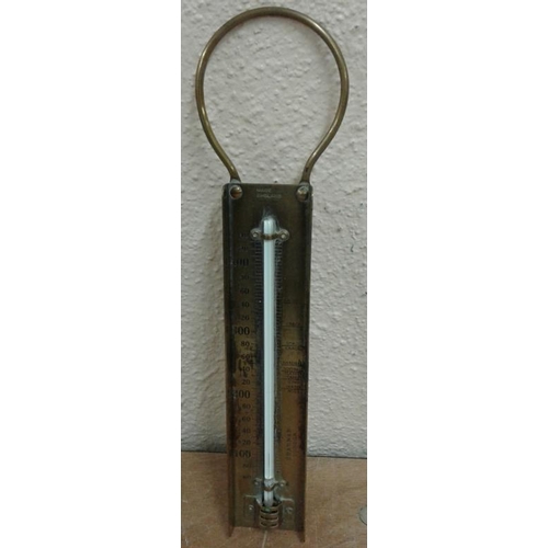 305 - Brannan London Vintage Brass Cooking Thermometer