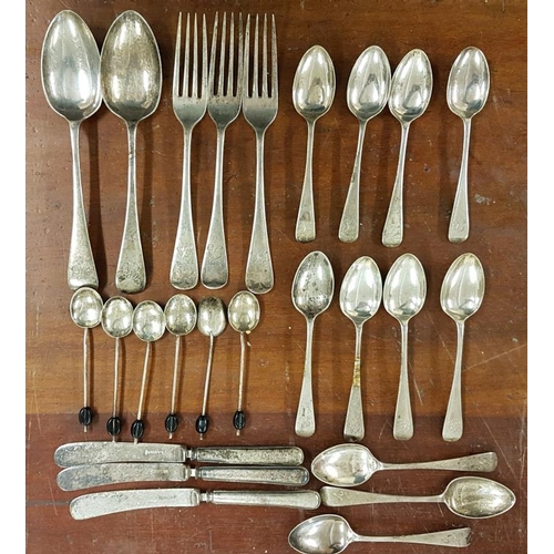 354 - Collection of Hallmarked Silver Cutlery c. 520grms