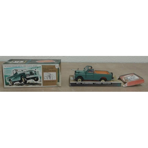 364 - Die Cast Model of Land Rover (boxed) Cat. No. 9676 in original box