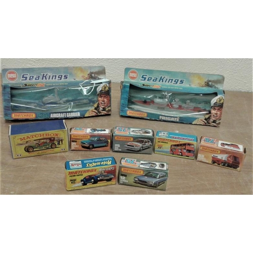 373 - Collection of Nine Matchbox Models of Cars, etc (boxed)