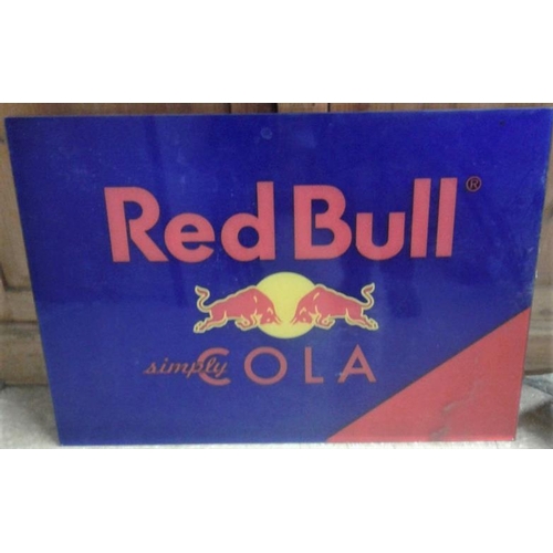 191a - 'Red Bull' Advertising Sign, c.27.5 x 20in