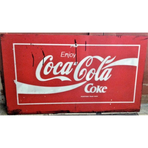 194a - 'Coca Cola' Perspex Advertising Sign, c.45 x 26in