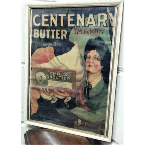 182a - 'Ballyduff Butter' Advertising Sign, c.13 x 17in