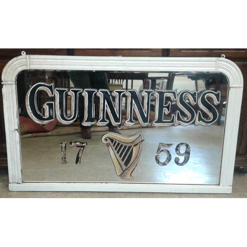 217A - 'Guinness' Advertising Mirror, c.43 x 26in