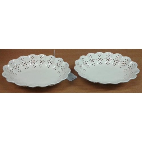 443 - Two Creamware Plates and Two Dishes