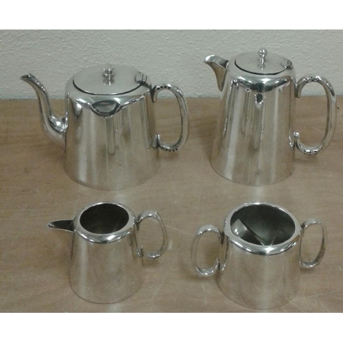 458 - Four Pieces of Silver Plate Hotel Wares