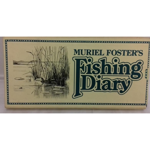 545 - Muriel Foster's Illustrated Fishing Diary. Facsimile reproduction, boxed