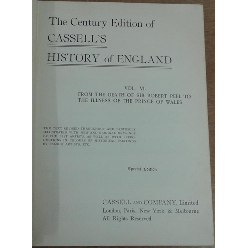 562 - Good Set of Nine Cassels 'History of England' (c. 1920)