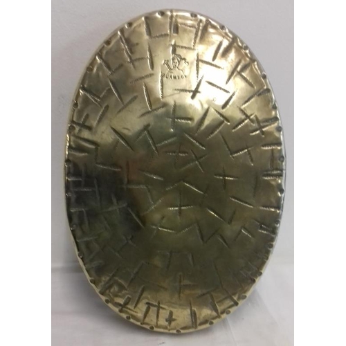 563 - Brass Gong, c.13.5 x 9in