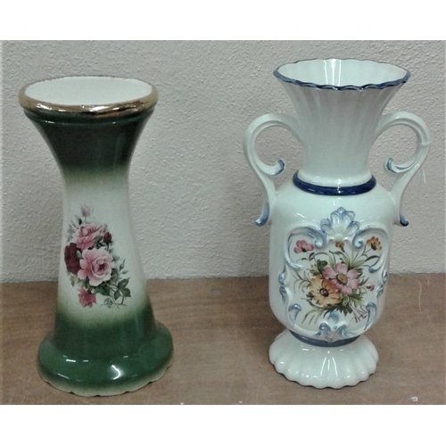 575 - Two Vases, c.14in tall