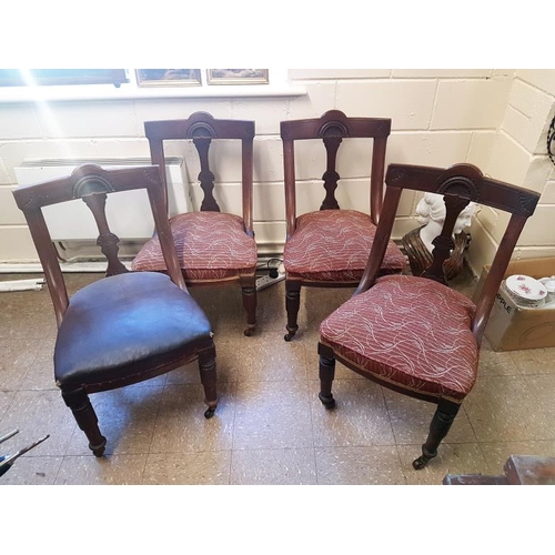 675 - Set of Four William IV Mahogany Dining Chairs
