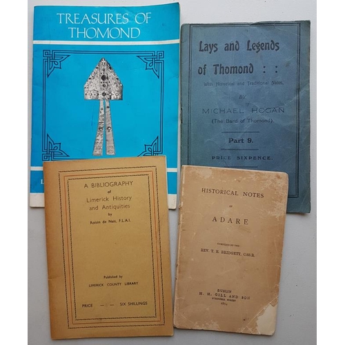 34 - 'Historical Notes on Adare' by Rev. T. Bridgett, M. Gill & Son on 1894 Rare; 'Treasures of Thomo... 