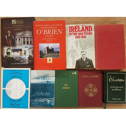 45 - 'Gazetteer Of Ireland ' and eight other Irish interest books