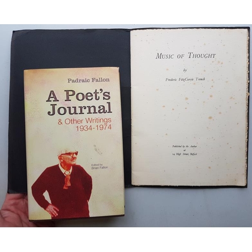 65 - 'A Poets Journal and Other Writings' 1934-1974' by Padraic Fallon, 1st Edition, 2005; 'Music of Thou... 