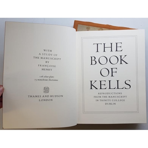 90 - ''The Book of Kells' Francoise Henry, Thames & Hudson 1974 - in slip case