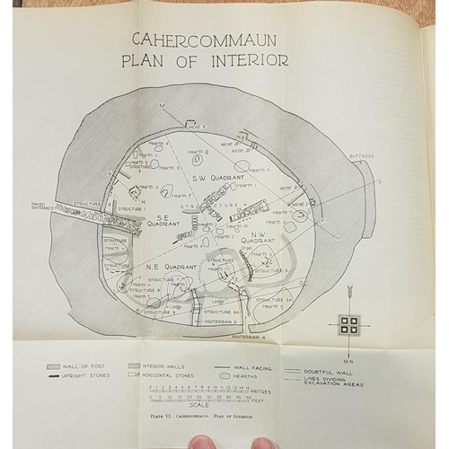 587 - Cahercommaun - A Stone Fort in Co. Clare. H. O'Neill Hencken. 1938. 82 pages, numerous folding plate... 