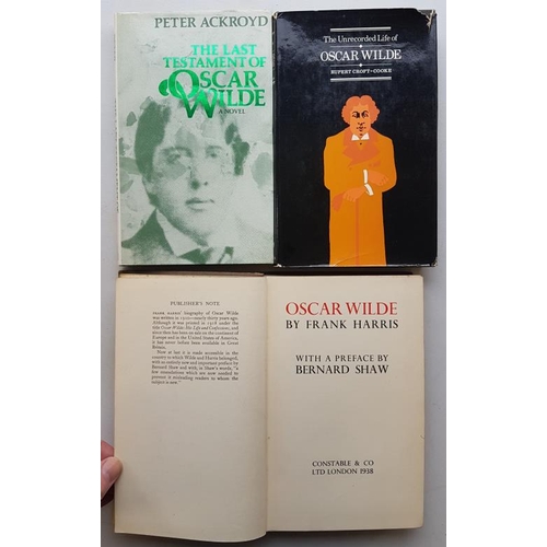 588 - Frank Harris 'Oscar Wilde' 1938. 1st Edition with Manuscript Pages re Wilde on end paper; R. Croft-C... 