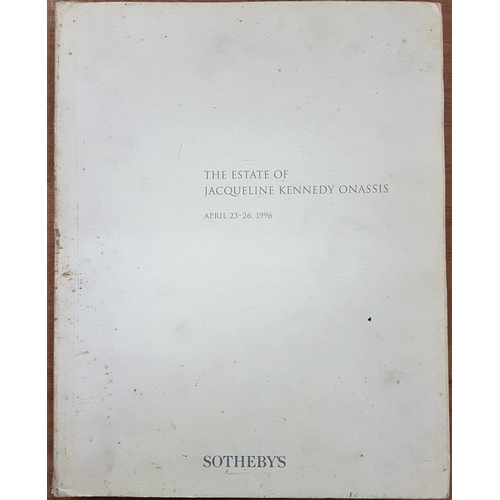 602 - The Estate Of Jacqueline Kennedy Onassis, April 23-26 1996, Sotheby's Auction Catalogue