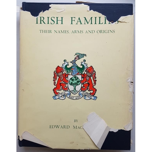 609 - 'Irish Families' by Edward mc Lysaght, Hodges Figgis 1957.