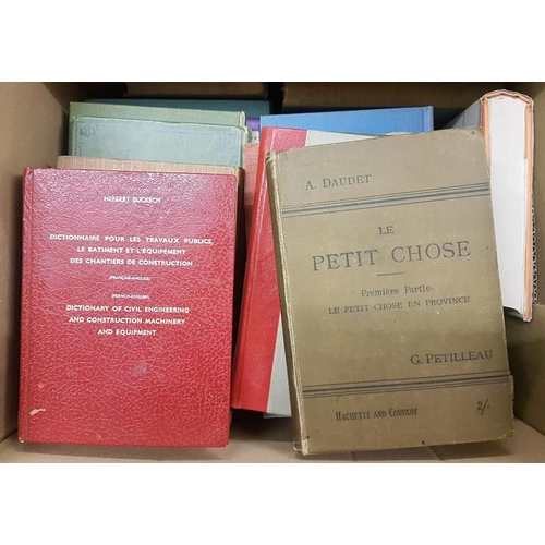 613 - Box of French/German Interest Books