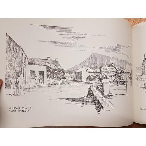 626 - The Scenery and Character of Kerry. Sean Feehan Junior, Gladys Leach illustrator. Cork, Feehan &... 