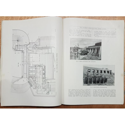 628 - The Shannon Hydro-Electric Power Scheme. Construction Work carried out under the direction of The De... 