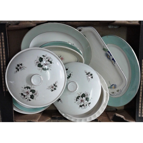 61 - Box of Various Plates and Dishes