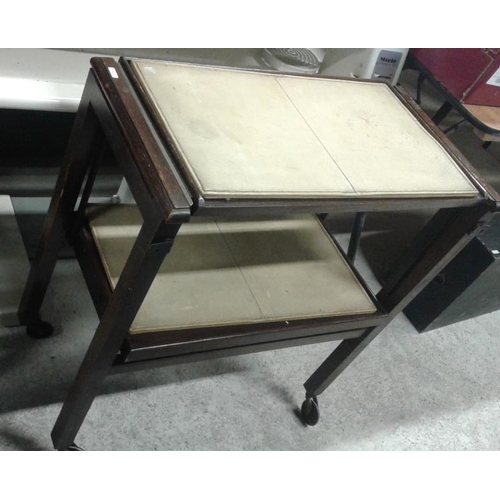 99 - Tea Trolley/Table, c.27in wide x 30in tall