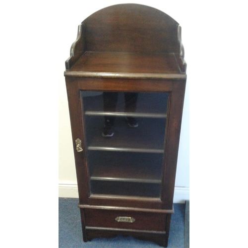 639 - Edwardian Mahogany Music Cabinet, c./18 x 45.5in