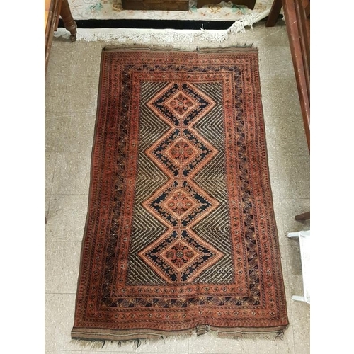 641 - Old Persian Type Rug, c.47 x 80in