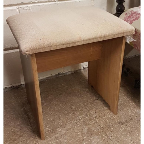 669 - Dressing Table Stool, c.19 x 20in