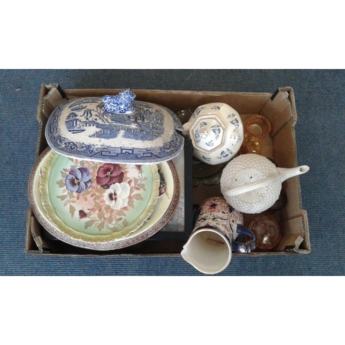 58 - Box Lot of Ceramics and Glasswares