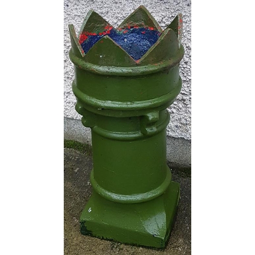 65 - Crown Top Chimney Pot - 31ins tall