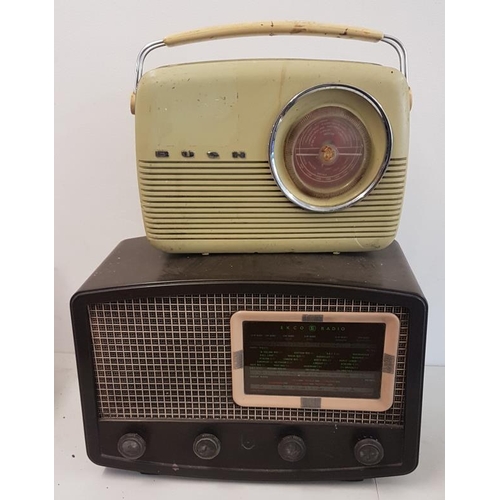 94 - Ekco Bakelite Case Radio and a Bush Transistor Radio
