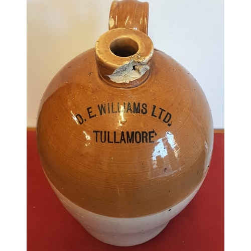 163 - DEW Williams Ltd, Tullamore Whiskey Jar, c.15in tall