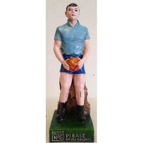 181 - 'Player's Please' Figure (blue) - 12ins tall