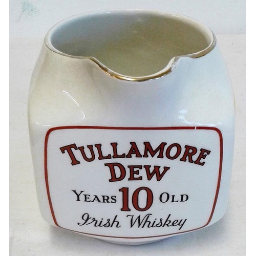 183 - Old Arklow 'Tullamore Dew Whiskey' Water Jug, c.4.5in tall