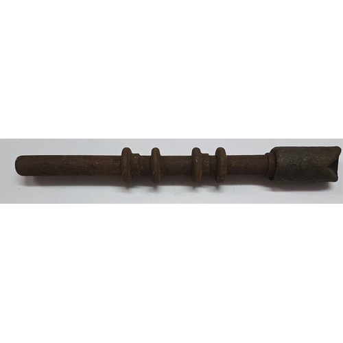 221 - Small Steel Staff, c.9.75in