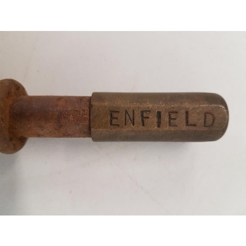 234 - Small Steel Staff, Enfield to Ferns Lock - 9.5ins