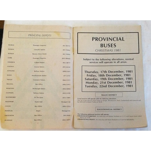 240 - Five Old C.I.E. Timetables