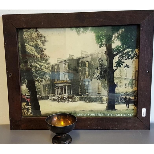 273 - Original Framed Great Southern Hotel, Killarney Advertising Picture, frame c.17 x 14in, along with a... 