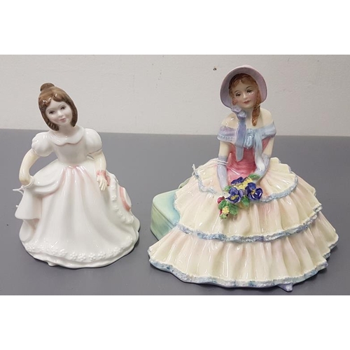 330 - Two Royal Doulton Lady Figures, Daydreams and Amanda, tallest 6in