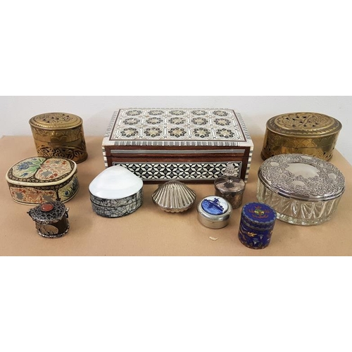 449 - Collection of Various Trinket Boxes etc.