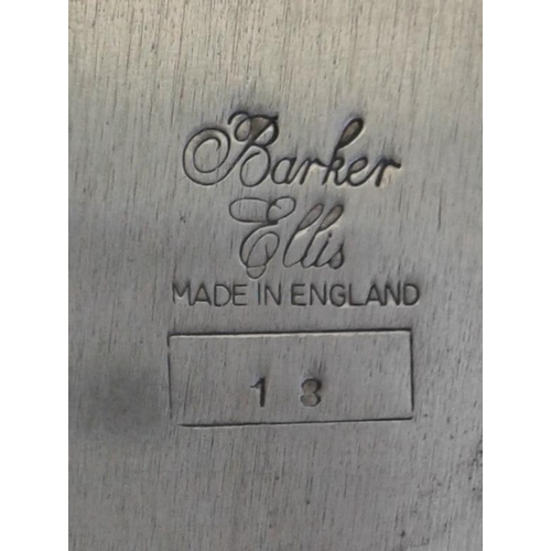 469 - Signed Barker Ellis Sheffield Plated Engraved Salver