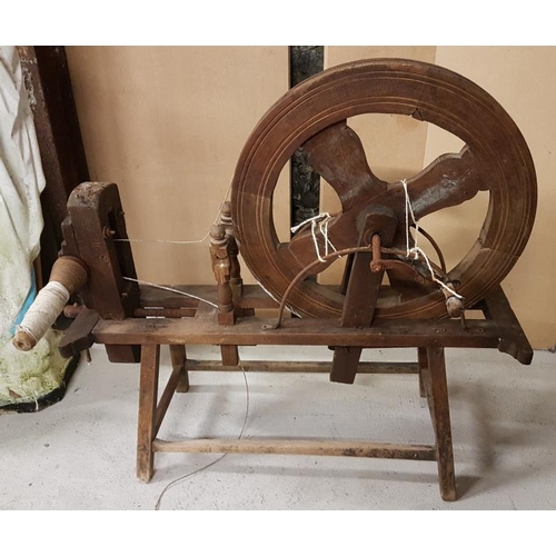 489 - Traditional Irish Spinning Wheel, c.45 x 42in